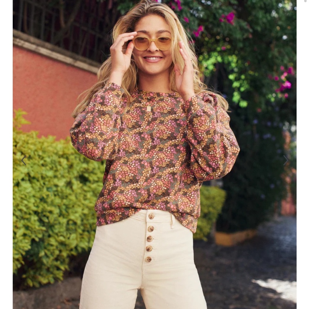 BRAND NEW Marine Layer Enya Puff Sleeve Sweatshirt
M 🌸🌼🌸🌼 organic cotton